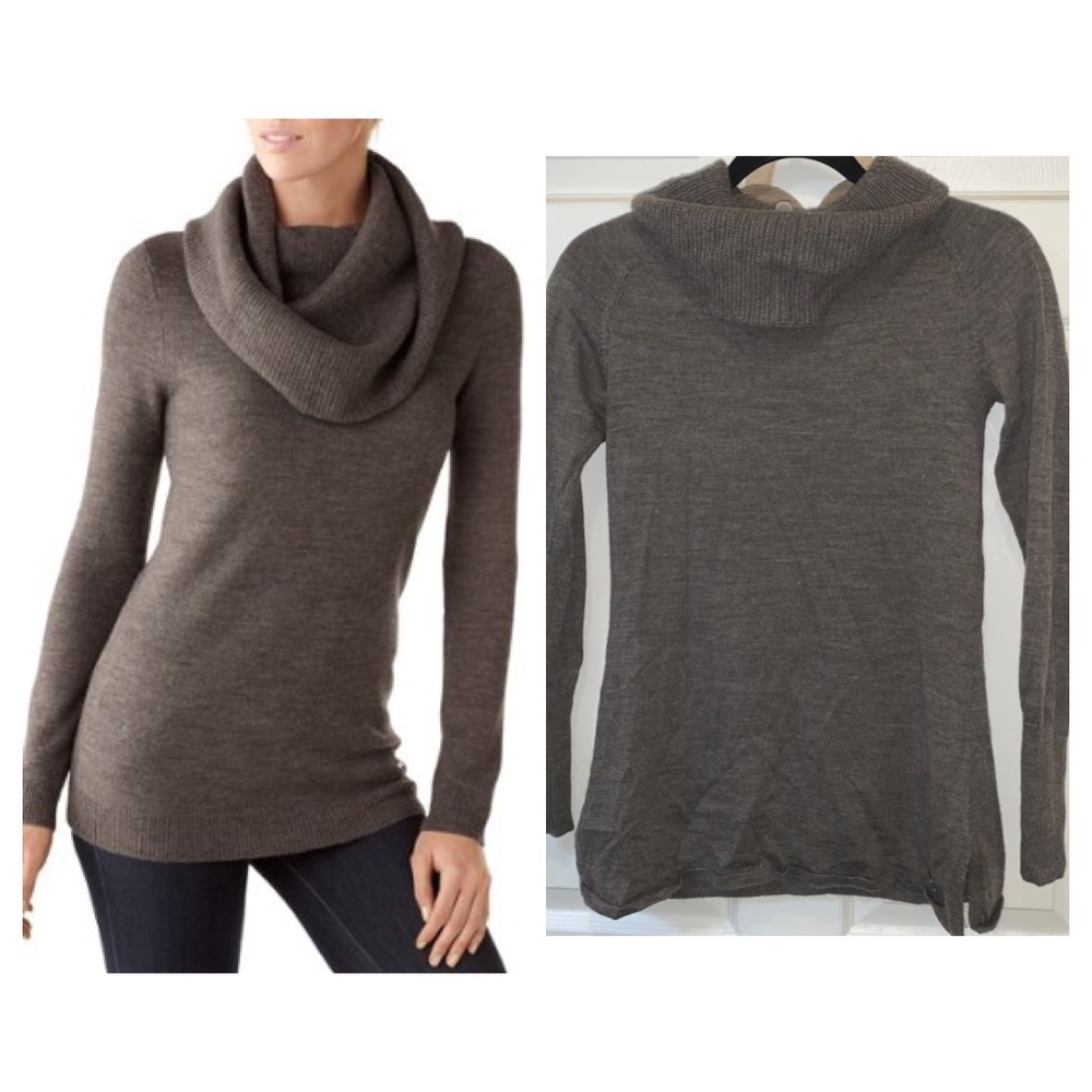 Smartwool Women's Cowl Neck Sweater - Brown